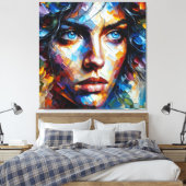 SABRINA CANVAS AFDRUK (Insitu (Slaapkamer))