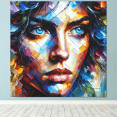 SABRINA CANVAS AFDRUK (Insitu (Houten vloer))