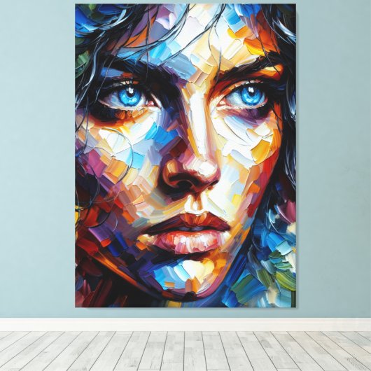 SABRINA CANVAS AFDRUK (Insitu (Houten vloer))