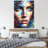 SABRINA CANVAS AFDRUK (Insitu (Slaapkamer))