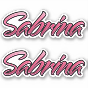 Sabrina faded pink Autocollants