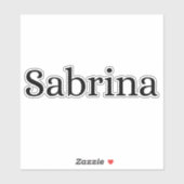 Sabrina Sticker (Vel)
