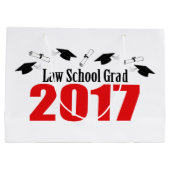 Sac 2017 de cadeau d'obtention du diplôme de (Dos)