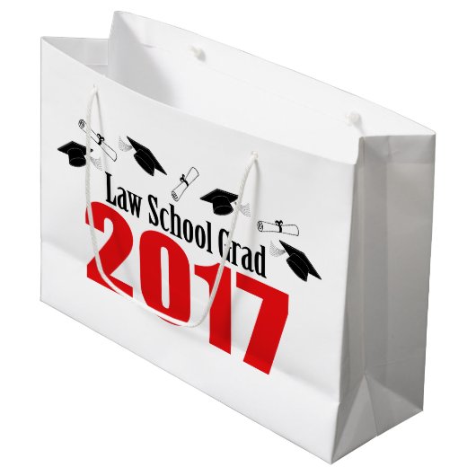 Sac 2017 de cadeau d'obtention du diplôme de (Devant Angle)
