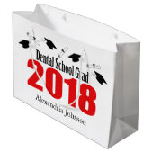 Sac 2018 de cadeau d'obtention du diplôme de (Dos Angle)
