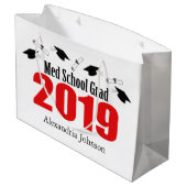 Sac 2019 de cadeau d'obtention du diplôme de (Dos Angle)