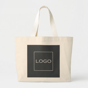 Sac 2 Photo personnalisé, Logo Neutre Gris Charbon