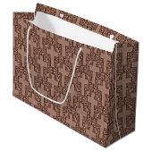 Sac à 20-Brown-GIFT Orné (Devant Angle)