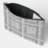 SAC À ACCESSOIRES BLANC TRICOTÉ EN MAILLE ENVERS (Ouvrir)
