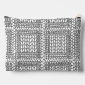 SAC À ACCESSOIRES BLANC TRICOTÉ EN MAILLE ENVERS (Verso)