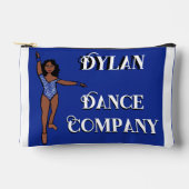Sac à accessoires de danseur bleu animal (Recto)