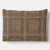 SAC À ACCESSOIRES GRAND TAILLE TRICOT ENDROIT-ENVE