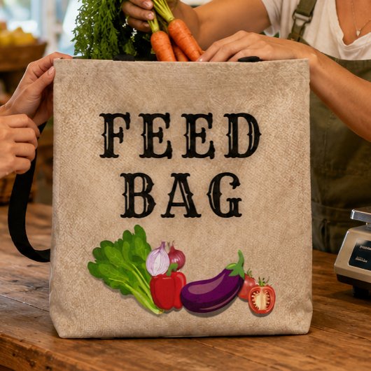 "SAC À ALIMENTS" - Sac fourre-tout polyvalent et p
