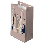 Sac à bagages à dessin contemporain (Dos Angle)