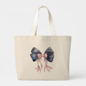 Sac à baguettes rose bleu Paris (Dos)