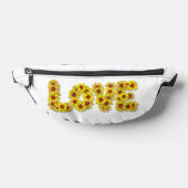 Sac à banane amour tournesol (Poser)