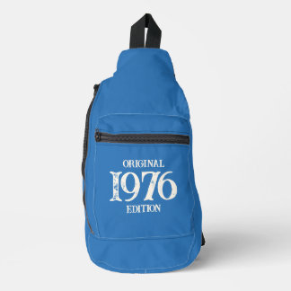 Sac À Bandoulière 1976 Édition originale sur le bleu océanique