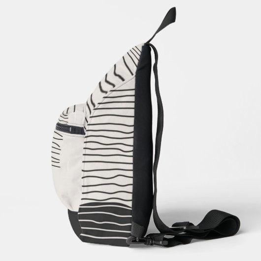 Sac À Bandoulière Abstract aesthetic minimal Monogram Modern (Droite)
