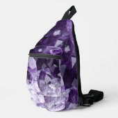 Sac À Bandoulière Amethyst Healing Crystal Cluster (Coin droit)