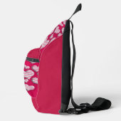 Sac À Bandoulière Amusants Coeur Fun Rose Chaud Fun Joli Motif Desig (Droite)