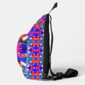 Sac À Bandoulière arrière - plan géométrique multicolore (Droite)