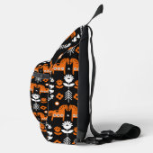 Sac À Bandoulière Art populaire de cheval scandinave (Droite)