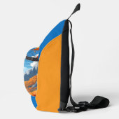 Sac À Bandoulière Authumn leaves blue-orange (Droite)