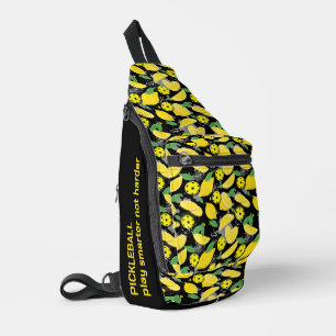 Sac À Bandoulière 🍋 avec texte personnalisé 🍋 citron