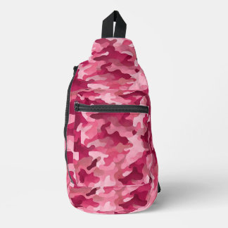 Sac À Bandoulière Aventure camouflage rose