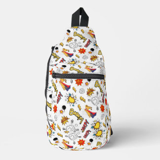 Sac À Bandoulière Bande dessinée élégante imprimée