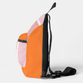 Sac À Bandoulière Bandes roses modernes avec Monogramme (Droite)