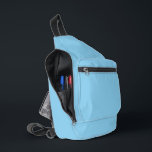 Sac À Bandoulière Bébé bleu ciel couleur solide<br><div class="desc">Sling Sag imprimé coupe sac de rangement style couture et décontracté accessoire de relevé de mode imprimé avec Baby Blue Sky Solid Color illustration de design d'art graphique et de sélectionner la collection de produits par TheFabricSeal impression sur la boutique à la demande à Zazzle.com #ZazzleMade https://www.zazzle.com/store/thefabricseal TheFabricSeal ©️ Original....</div>
