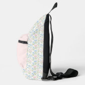 Sac À Bandoulière Bébé Bleu et rose Grandmillennial Ribbon Crest (Droite)