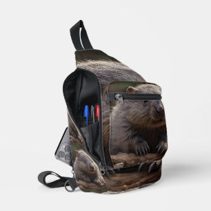 Sac À Bandoulière Bébé mou australien Wombat,