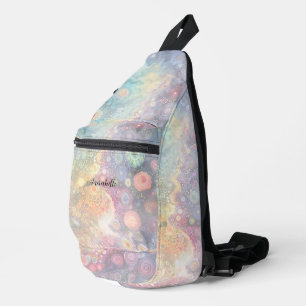 Sac À Bandoulière Belle couleur Whimsical Retour à l'école