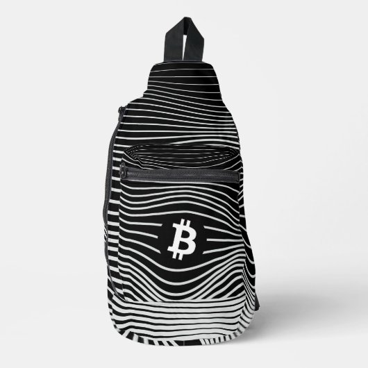 Sac À Bandoulière Bitcoin Force (Noir) (Recto)