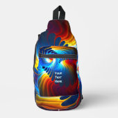 Sac À Bandoulière Bleu gravitationnel (Recto)