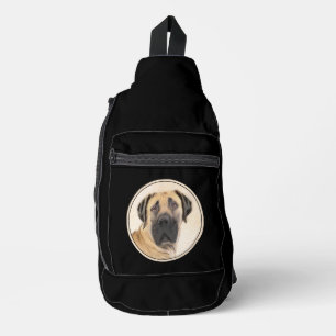Sac À Bandoulière Boerboel Peinture Fawn Rouge Mastiff Animal de com