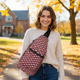 Sac À Bandoulière Bombe cerise