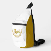 Sac À Bandoulière BRIDE Dark Gold White (Coin droit)