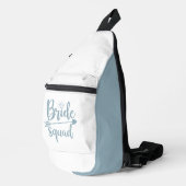 Sac À Bandoulière BRIDE SQUAD Dusty Blue Blanc (Coin droit)