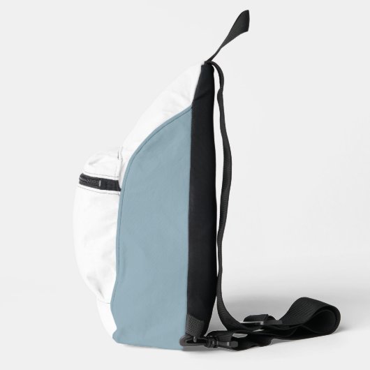 Sac À Bandoulière BRIDE SQUAD Dusty Blue Blanc (Droite)