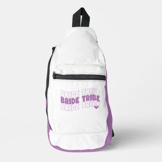 Sac À Bandoulière Bride Tribe Lavender Blanc (Recto)