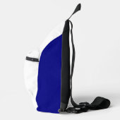 Sac À Bandoulière Bride Tribe Marine Blanc (Droite)