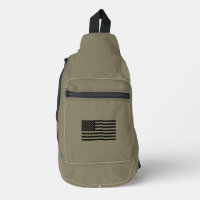 Brown militaire avec drapeau américain