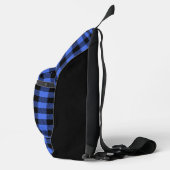 Sac À Bandoulière Buffalo Check Blue and Black Lumjack Plaid (Droite)