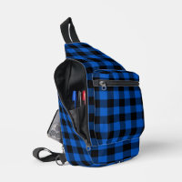 Buffle noir et bleu plaqué