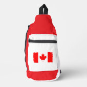 Sac À Bandoulière Canada flag distressed  (Recto)