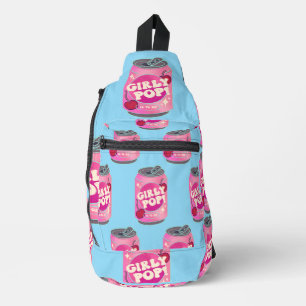 Sac À Bandoulière Canette de soda cerise Girly Pop Rose rétro Y2K