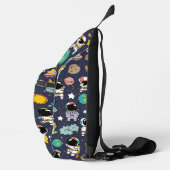 Sac À Bandoulière Caricature spatiale de l'astronautePanier spatial (Droite)